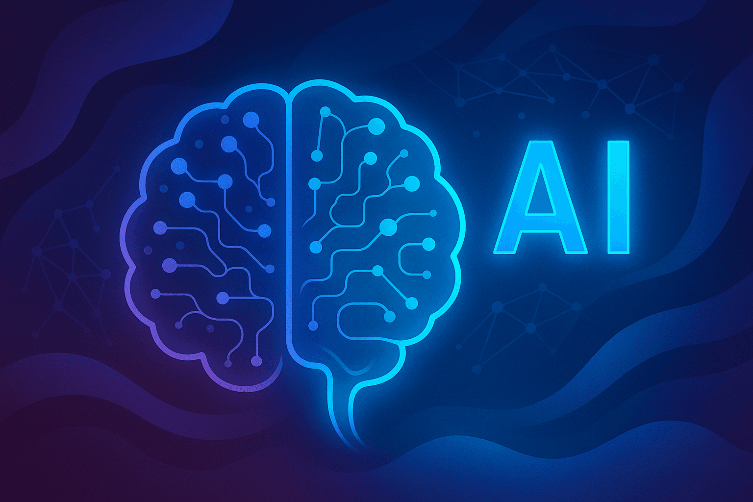 AI brain illustration representing artificial intelligence in education