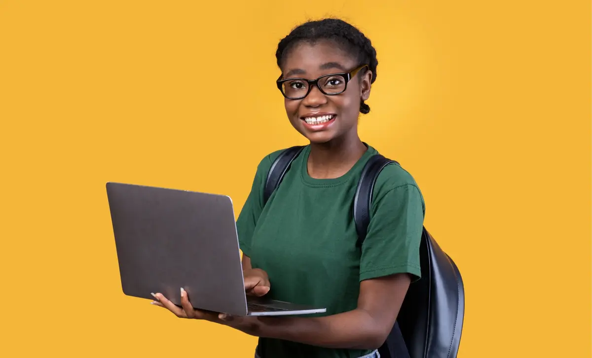 Student studying sociology with social research materials and analytical tools